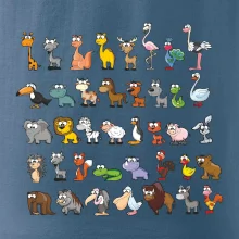 Tričko plné zvieratiek