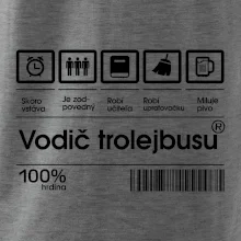Čiarový kód - Vodič trolejbusu Čiarový kód - Vodič trolejbusu