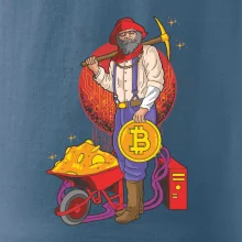Baník ťaží Bitcoiny
