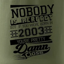 Nobody is perfect - 2003