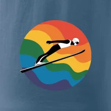 Skokan na lyžiach v kruhu