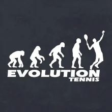 Evolúcia tenis chlapec