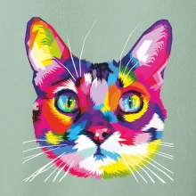 Mačka dúhová hlava