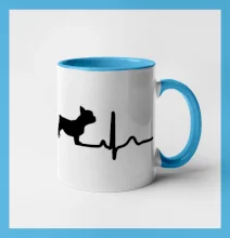 EKG Francouzský buldoček z boku