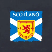 Škótska vlajka s erbom leva