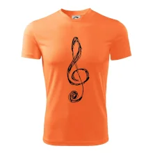 Husľový kľúč kreslený Husľový kľúč kreslený