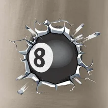 Biliardová guľa v triku