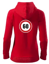 Dopravná značka - obmedzenie rýchlosti 60