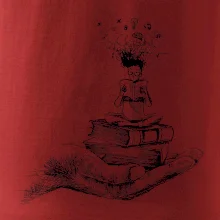 Čitateľ - ruka kreslená