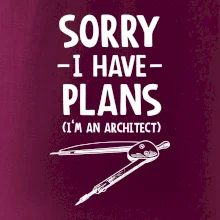 Sorry I have plans - architect