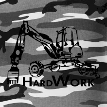 Hard Work kráčajúce rýpadlo