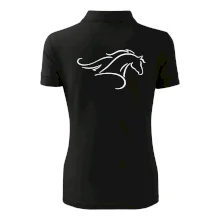 Kôň - bežiaci silueta hlavy