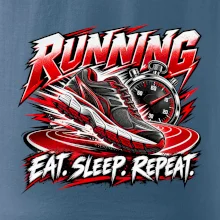 Bežecká topánka so stopkami eat sleep repeat