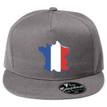 Francúzska vlajka mapa obrys