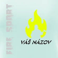 Hasiči - oheň - Váš názov - Prsník + chrbát
