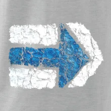 Párová turistická značka modrá