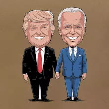 Trump a Biden - veľký kamaráti