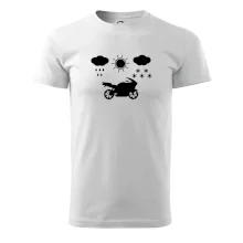 Motorkář za každého počasí - silnice