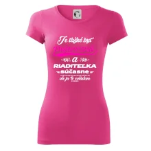 Je ťažké byť princezná riaditeľka