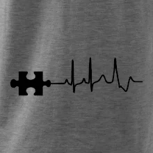 EKG puzzle rozpojené