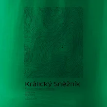 Králický Sněžník - vrstevnice v obdĺžniku