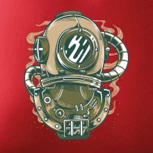 Starý potápačský skafander