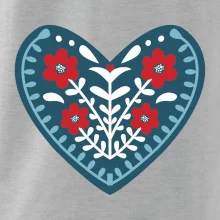 Folklór - srdce modré plné
