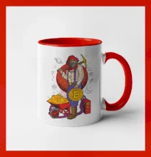 Baník ťaží Bitcoiny