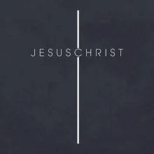 JesusChrist nápis v kríži JesusChrist nápis v kríži