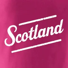 Scotland Vintage nápis Scotland Vintage nápis