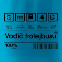 Čiarový kód - Vodič trolejbusu Čiarový kód - Vodič trolejbusu