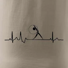 EKG moderná gymnastika obruč