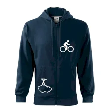 Mapa ČR + kolo na prsu Mapa ČR + kolo na prsu