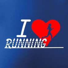 I love running dievča