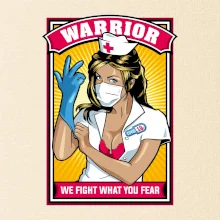 Corona Nurse warrior