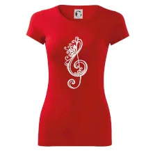 Husľový kľúč kvety Husľový kľúč kvety