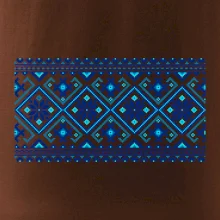 Ukrajinský vzor - modrý