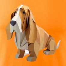 Baset zlepený z papiera