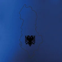 Albánsko obrys mapa Albánsko obrys mapa