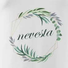 Nevesta kvetinový kruh zelený