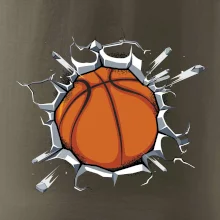 Basketbal lopta v triku