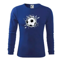 Futbalová lopta v triku Futbalová lopta v triku