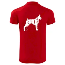 Boxer nápis v tele Boxer nápis v tele