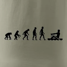Evolúcia veslovanie 1 človek Evolúcia veslovanie 1 človek
