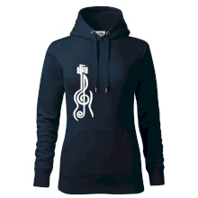 Husľový kľúč gitara