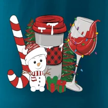 Vianoce, víno a snehuliak