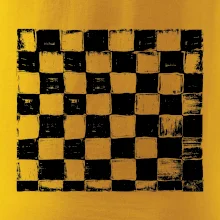 Šachovnica čierna kreslená