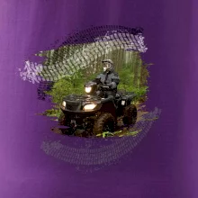 ATV štvorkolka v lese