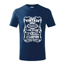 Vintage Etiketa - 1980