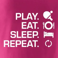 Stolný tenis - eat sleep